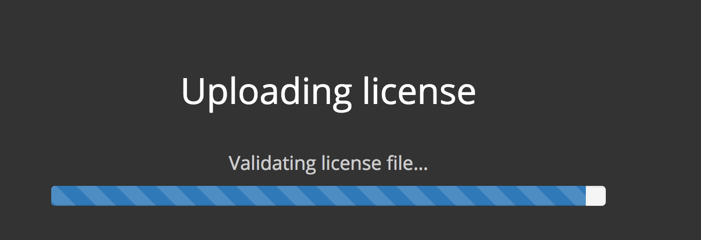 Replicated License Online Progress